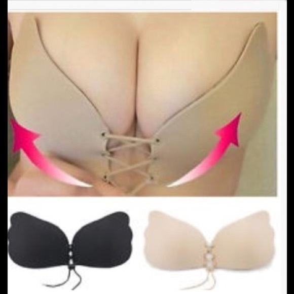 Backless Strapless Silicone Seamless Bra Black 719 - Picture 6 of 8